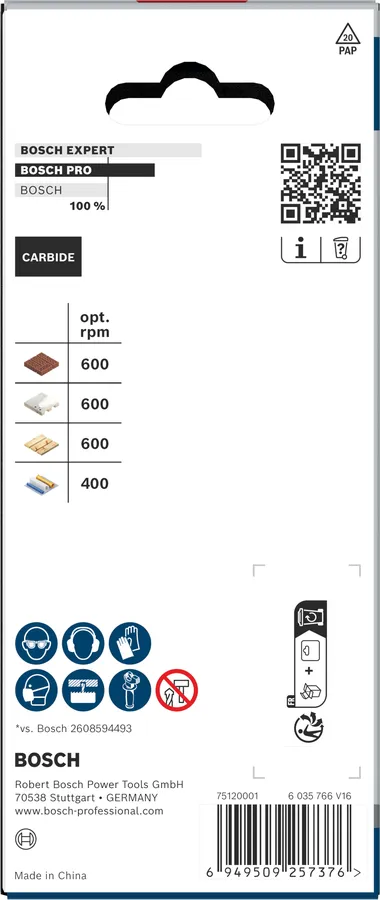 Startovací sada pro závitové děrové pily Bosch PRO Construction Material, karbid.